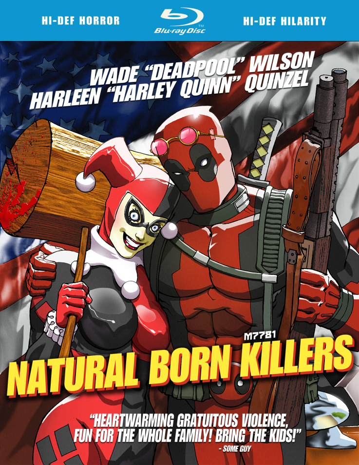 deadpool x harley quinn x natural born killers