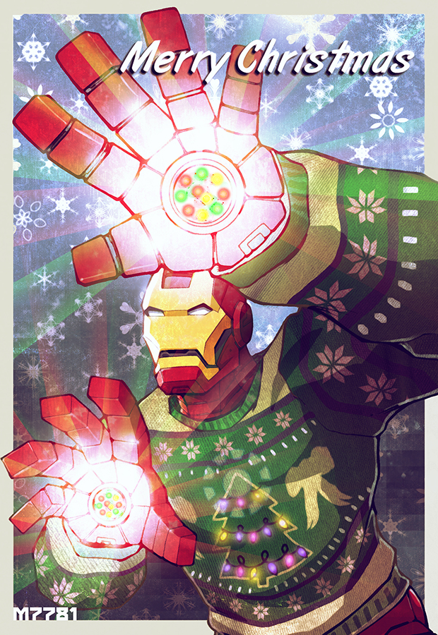 an iron man christmas