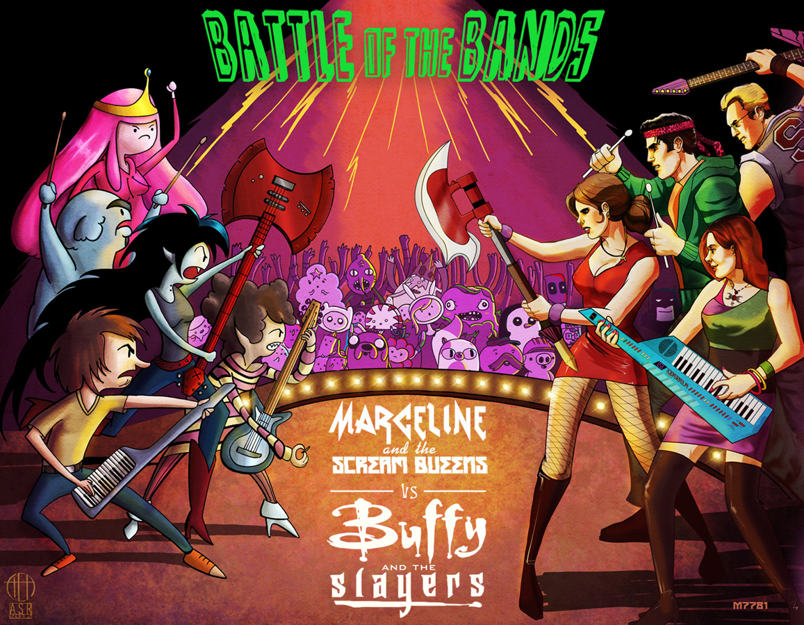 marceline vs buffy : battle of the bands