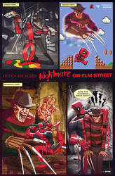 a nightmare on elm street x deadpool