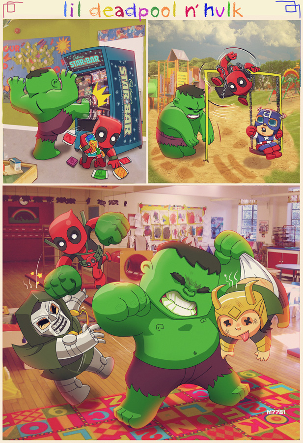 Adventures of Lil' Deadpool and Hulk