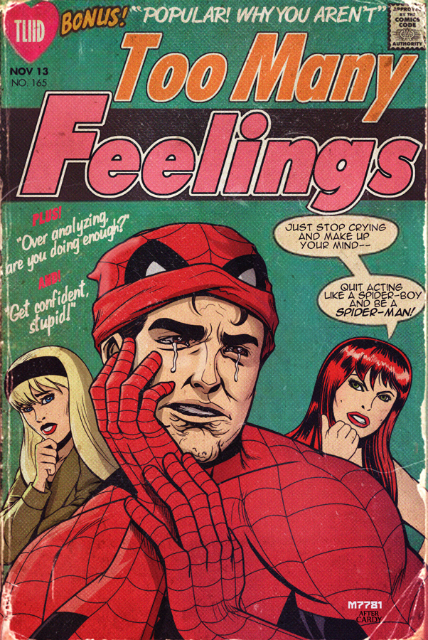 falling in love #119 x spider-man