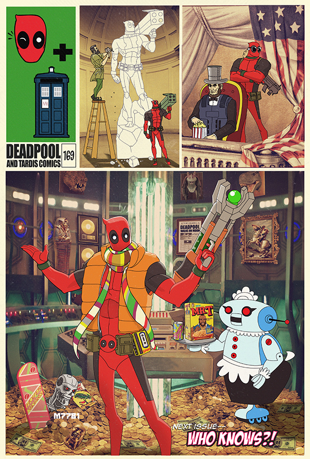 what if... deadpool had a TARDIS