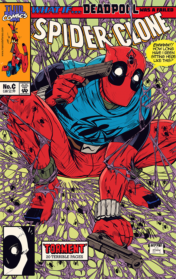 what if deadpool was a spider-clone