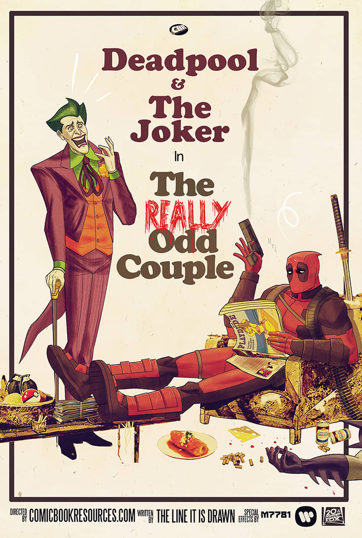 the joker and deadpool : the really odd couple by m7781