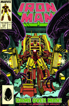 iron man alien xenobuster armor