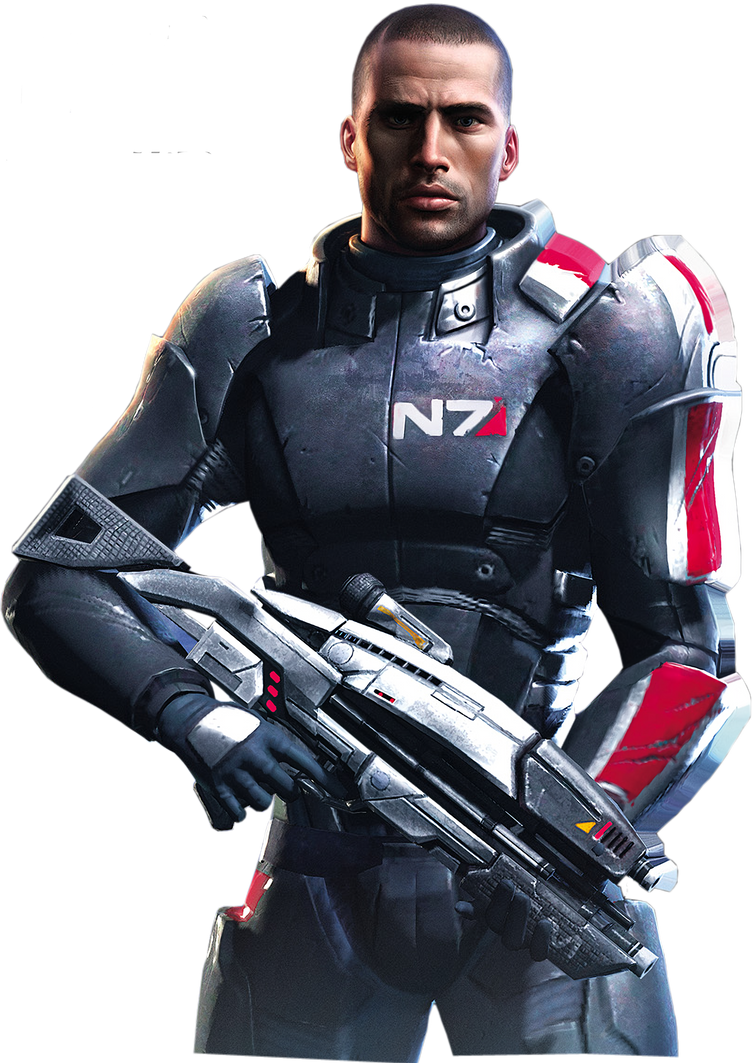 Commander Shepard (Render) by yessing on DeviantArt