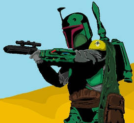 Boba Fett (done in mspaint)