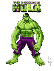 The Incredible Hulk pinup by lukesparrow