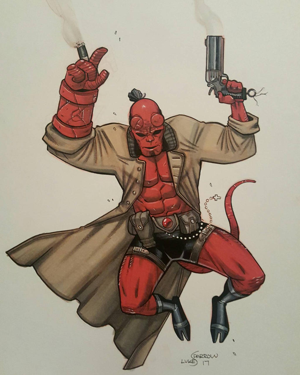 Hellboy Sketch 