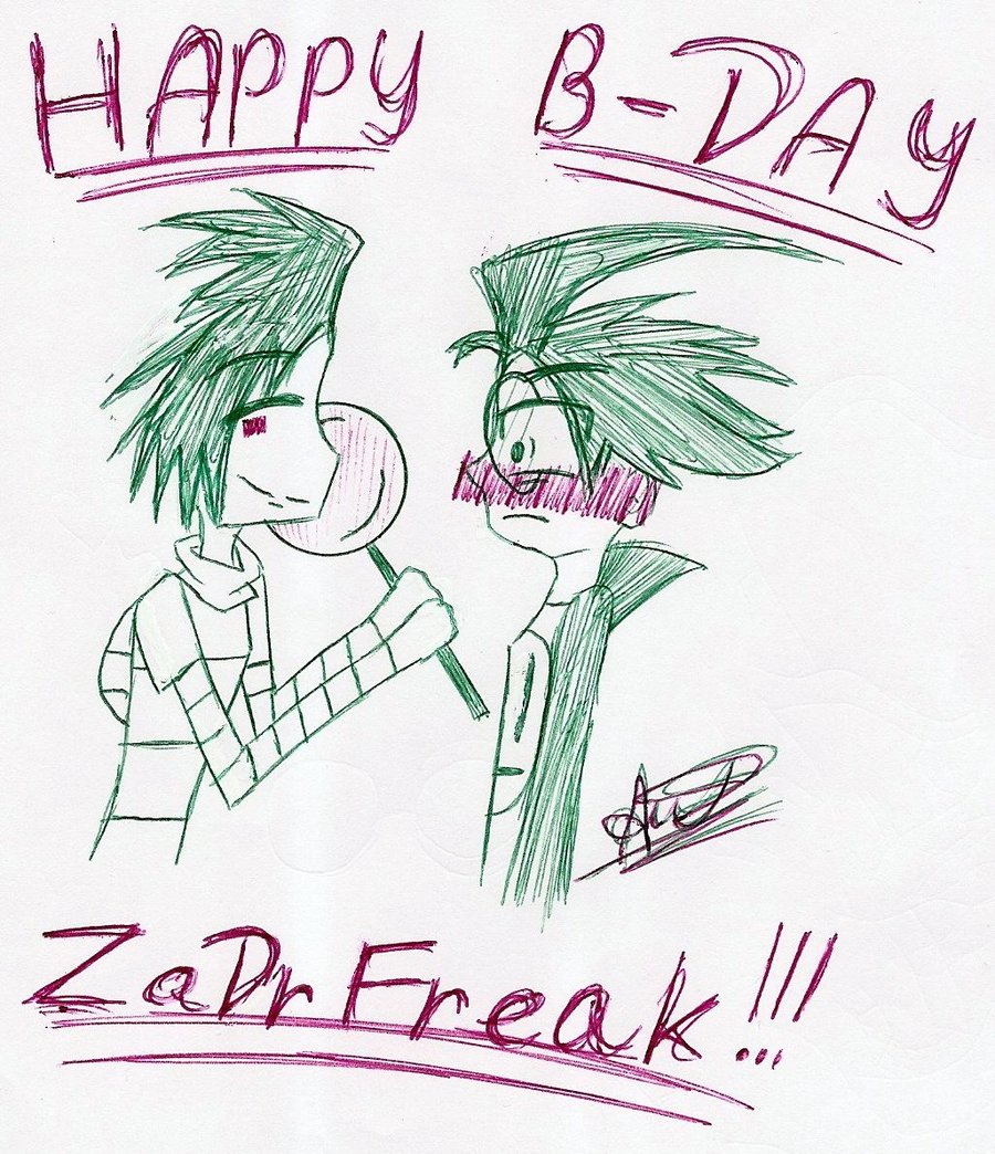 Happy B-DAY TheZaDrFreak by DarkFairyWinx98