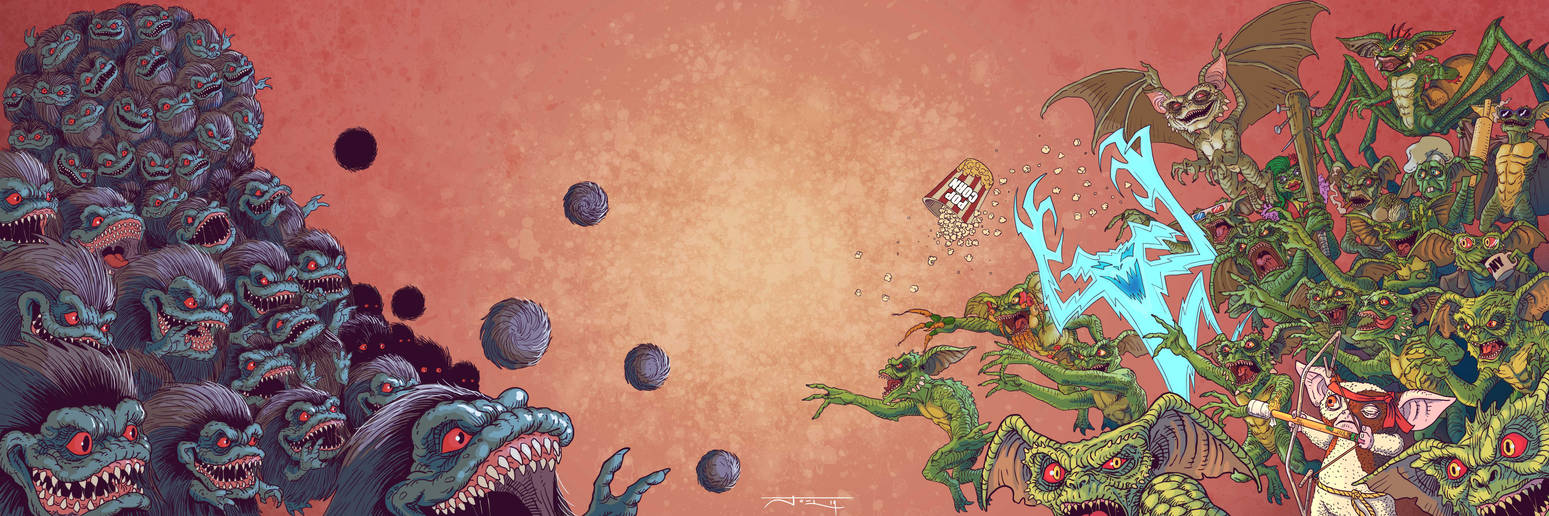 Gremlins Illustrated Poster by NickyBarkla on DeviantArt