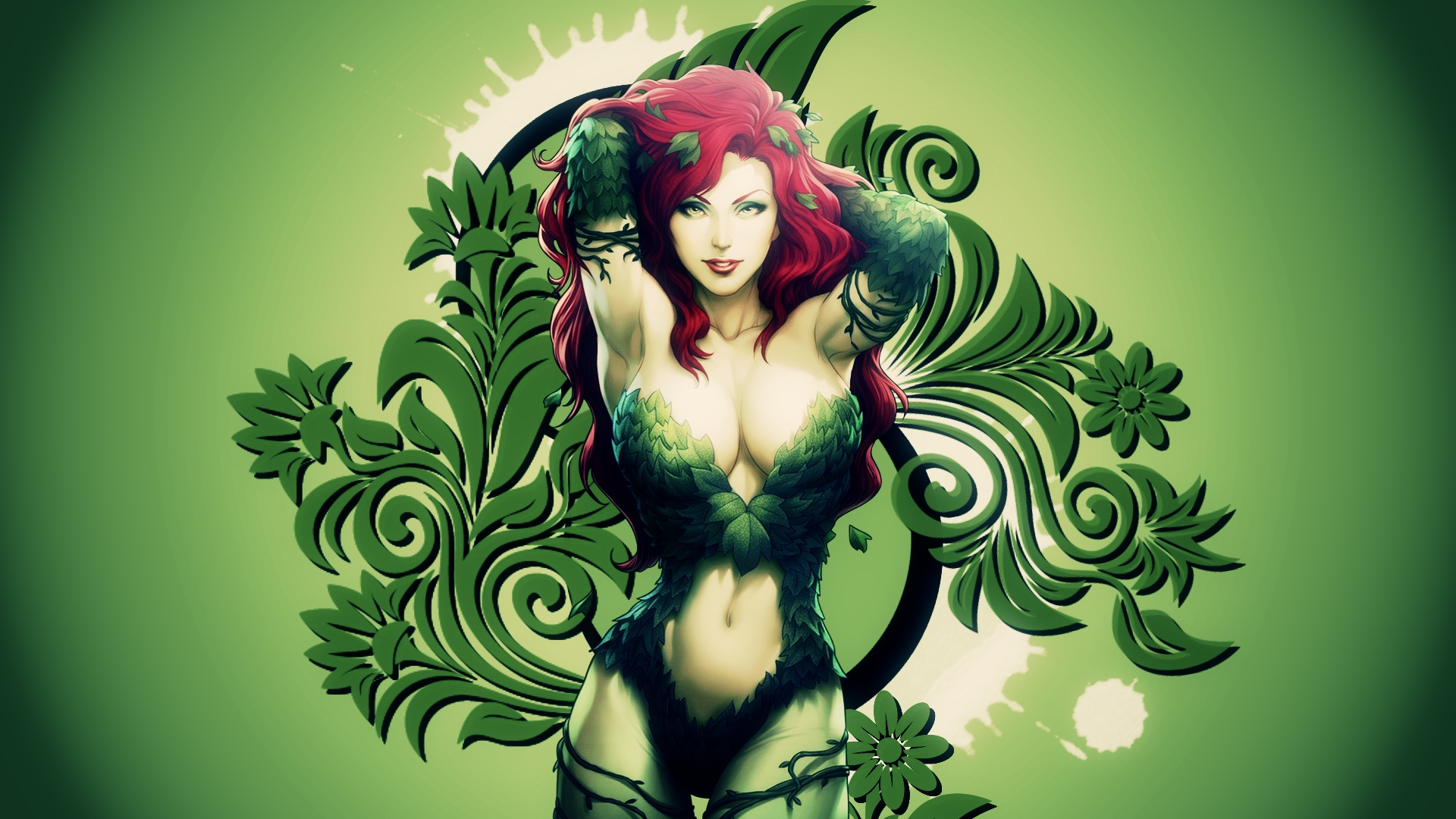 Wallpaper Poison Ivy by Ant0ineM on DeviantArt Wallpaper Poison Ivy by Ant0ineM on DeviantArt