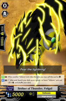 Vanguard Card: Seeker of Thunder, Volgal