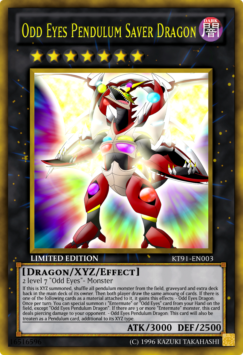 Odd Eyes Pendulum Saver Dragon - Card