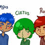 Argus, Cletus and Rufus