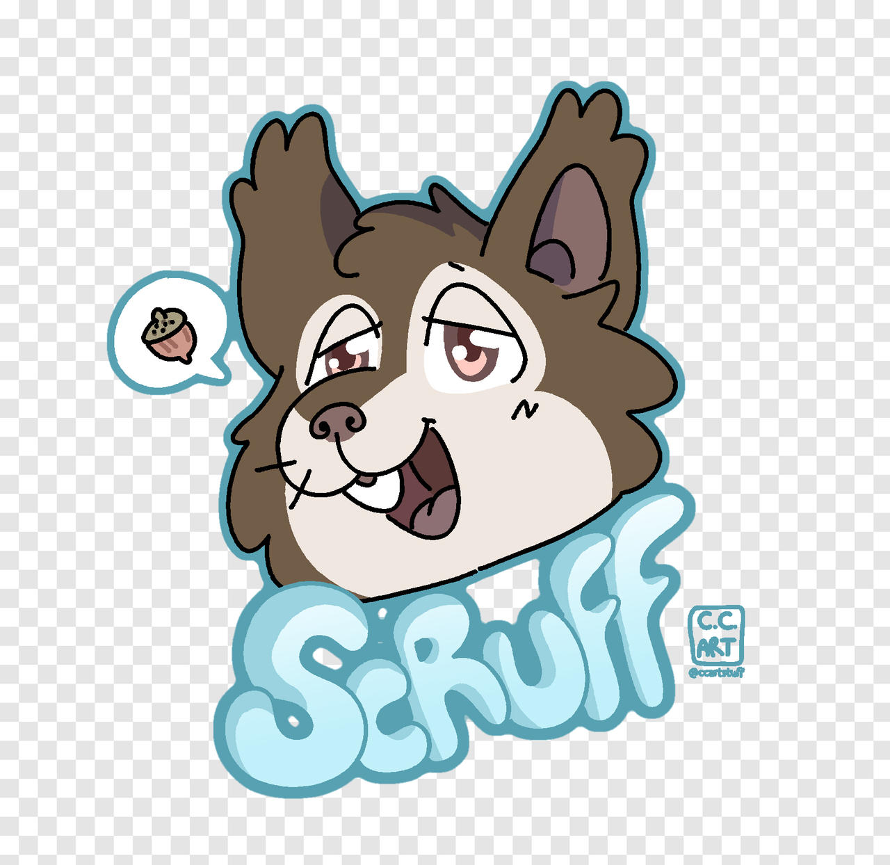 Badge scruff by ccartstuff on DeviantArt
