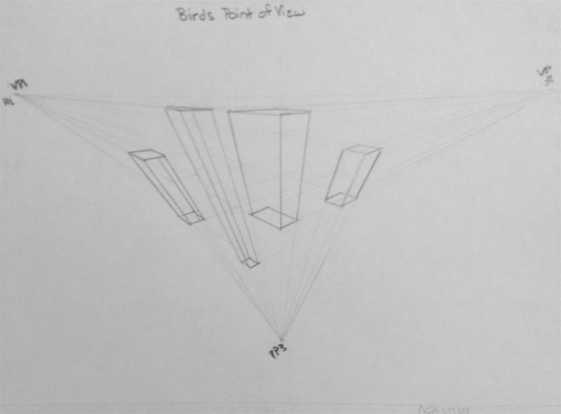 3rd Point Perception Drawing 3rd point perspective by kaelancer on DeviantArt
