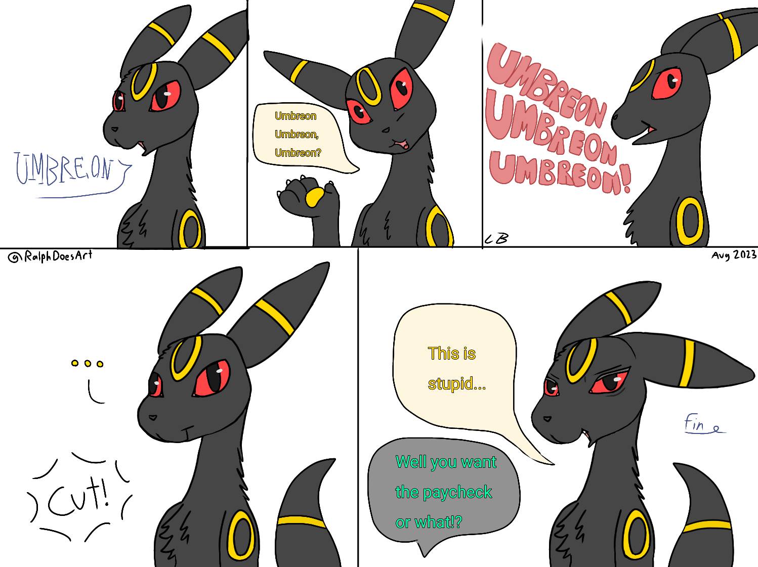 Umbreon Umbreon Umbreon By RalphDoesArt On DeviantArt umbreon-umbreon-umbreon-by-ralphdoesart-on-deviantart