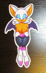 Rouge the Bat Sticker - NSFW Version by OhMaiOppai