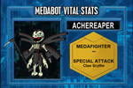 Achereaper - Medabots Vital Stats by Hexidextrous