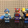 Lego Minifigs of Megaman X, Zero, and Vile