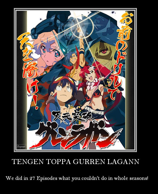 Tengen Toppa Gurren Lagann Movie Poster by M-kyu on DeviantArt