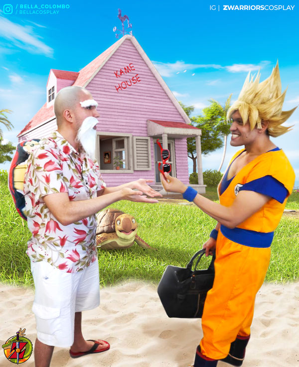 Osrs Roshi Cosplay Here's your sun glasses - M. Roshi n Goku Cosplay by Bella-Colombo on ...