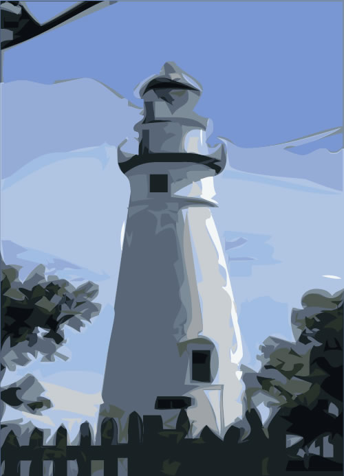 Colored Lighthouse