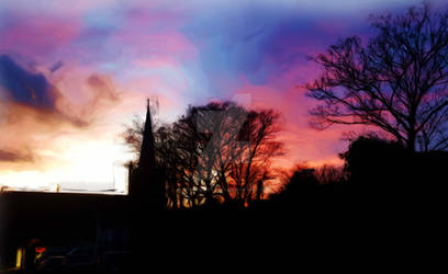 Colourful Sky - Oil Digital Painting 3