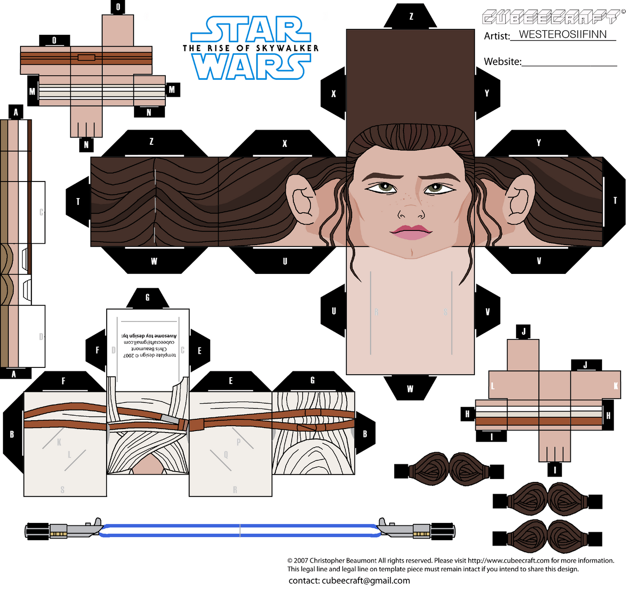Cubeecraft Roxy Cubeecraft SW: TROS - Rey by WesterosiiFinn on DeviantArt