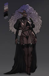 Goth drow design- CLOSED