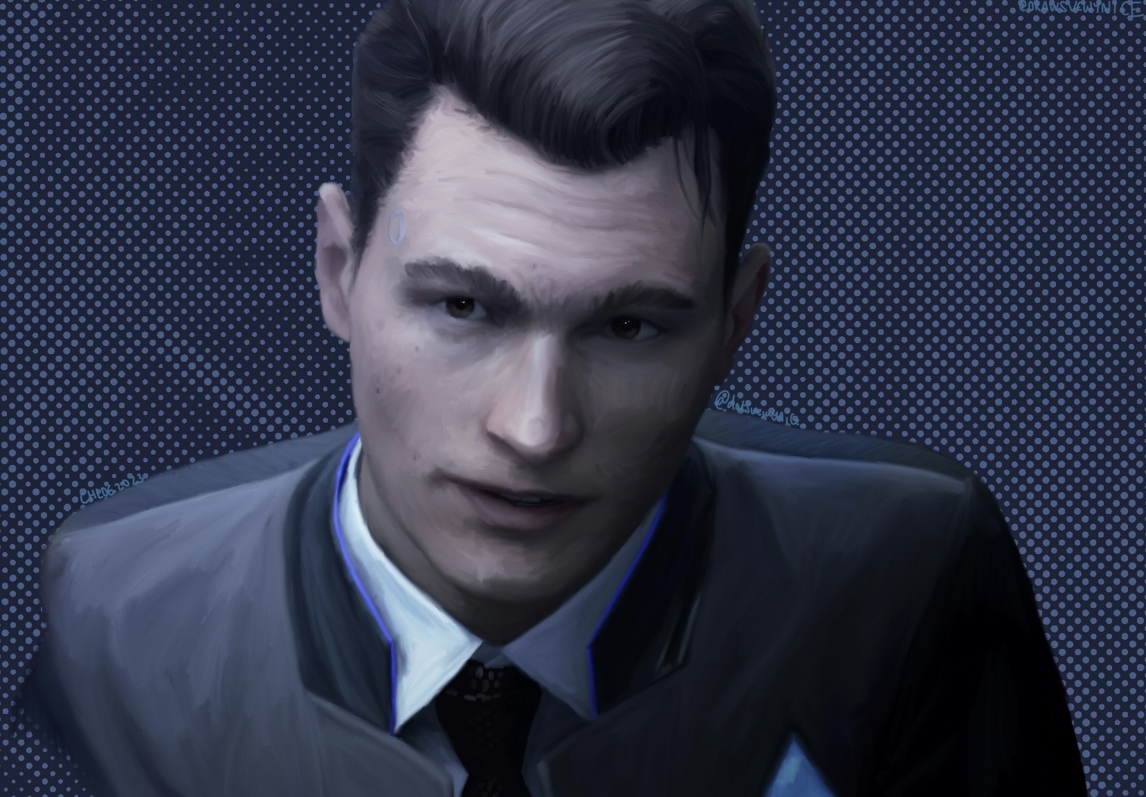 connor rk800 1 by drawsvewynice on DeviantArt