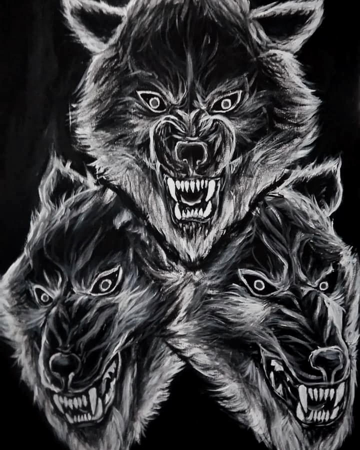 Syberus Wolves Cerberus by JoelEstiller on DeviantArt