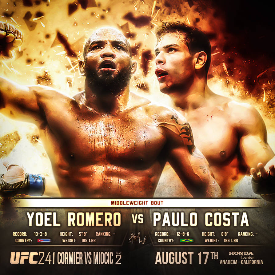 Fight Promo - Insta - UFC 241 - Romero VS Costa - by RowdyDynasty on