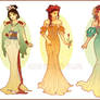 Art Nouveau Costume Designs I