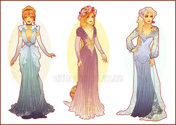 Art Nouveau Costume Designs II