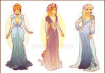 Art Nouveau Costume Designs II by Hannah-Alexander