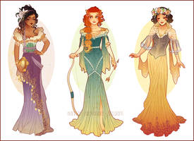 Art Nouveau Costume Designs III