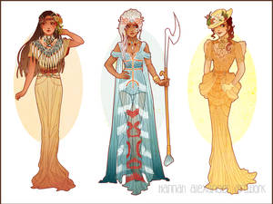 Art Nouveau Costume Designs IV