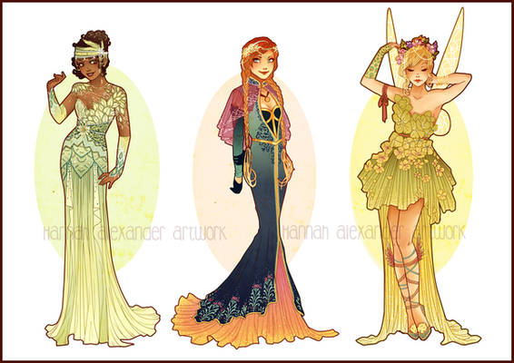 Art Nouveau Costume Designs VII