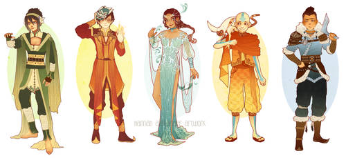 Updated: Avatar Art Nouveau Costume Designs