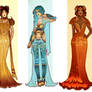 Pokemon Costume Designs: Starters