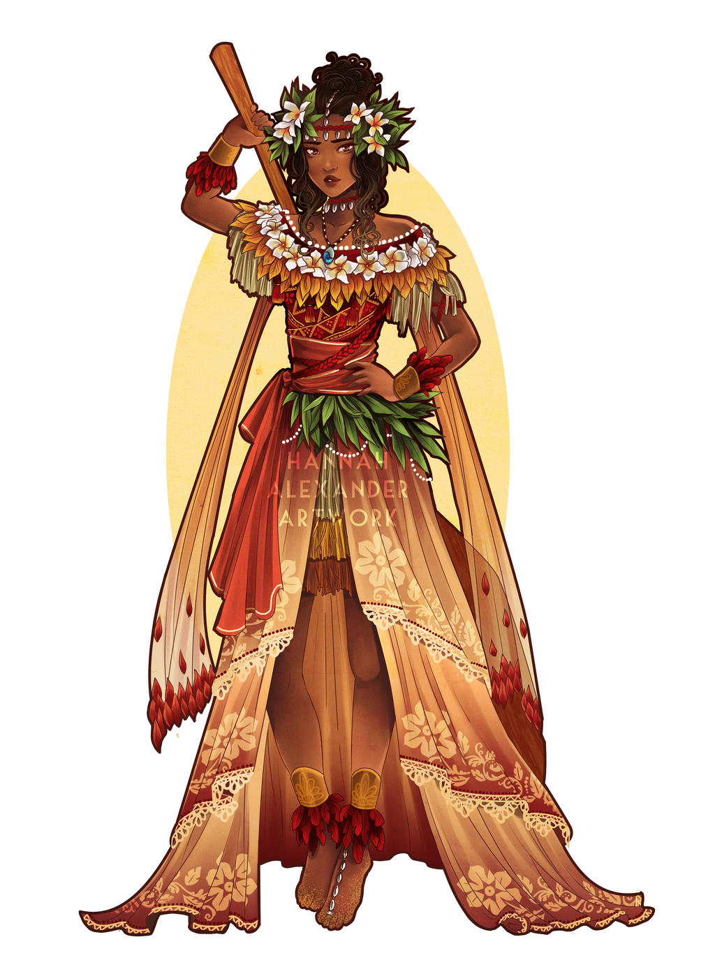 Moana Art Nouveau Redesign By Hannah Alexander On Deviantart