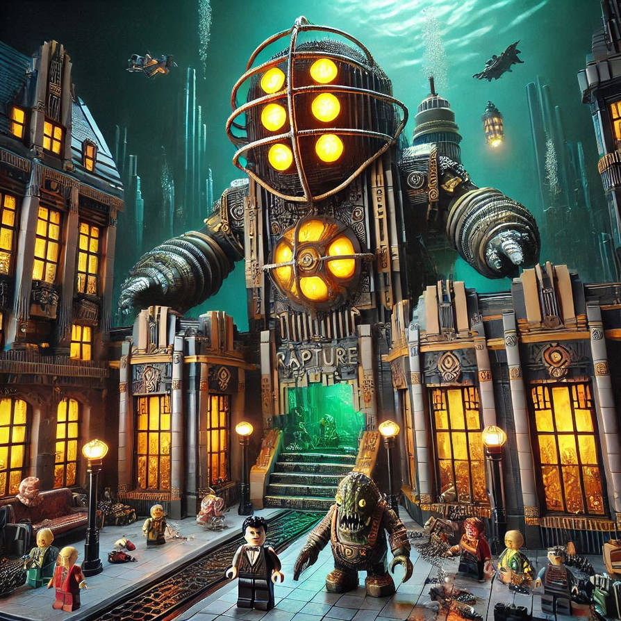 Where Is Bioshock Set In LEG0 Bioshock Fantasy Set by DreamBrickStudio on DeviantArt