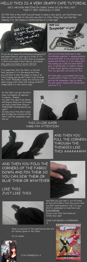 LAZY CAPE TUTORIAL