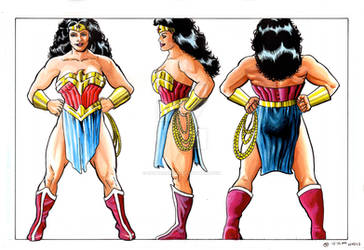 Wonder Woman turnarounds