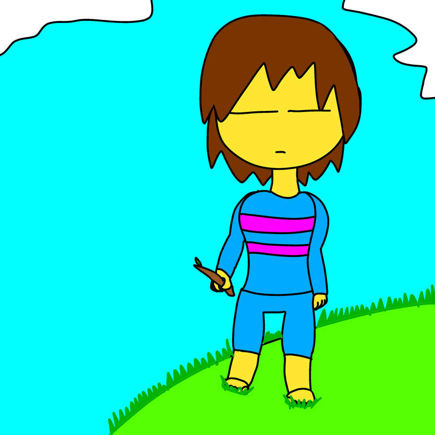 Debug Frisk Frisk explores by Allosauridz06 on DeviantArt