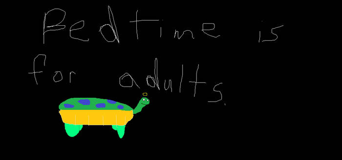 Bedtime Is For Adults Turtle