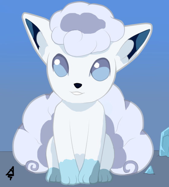 Alolan Vulpix by adri-otaku1219 on DeviantArt